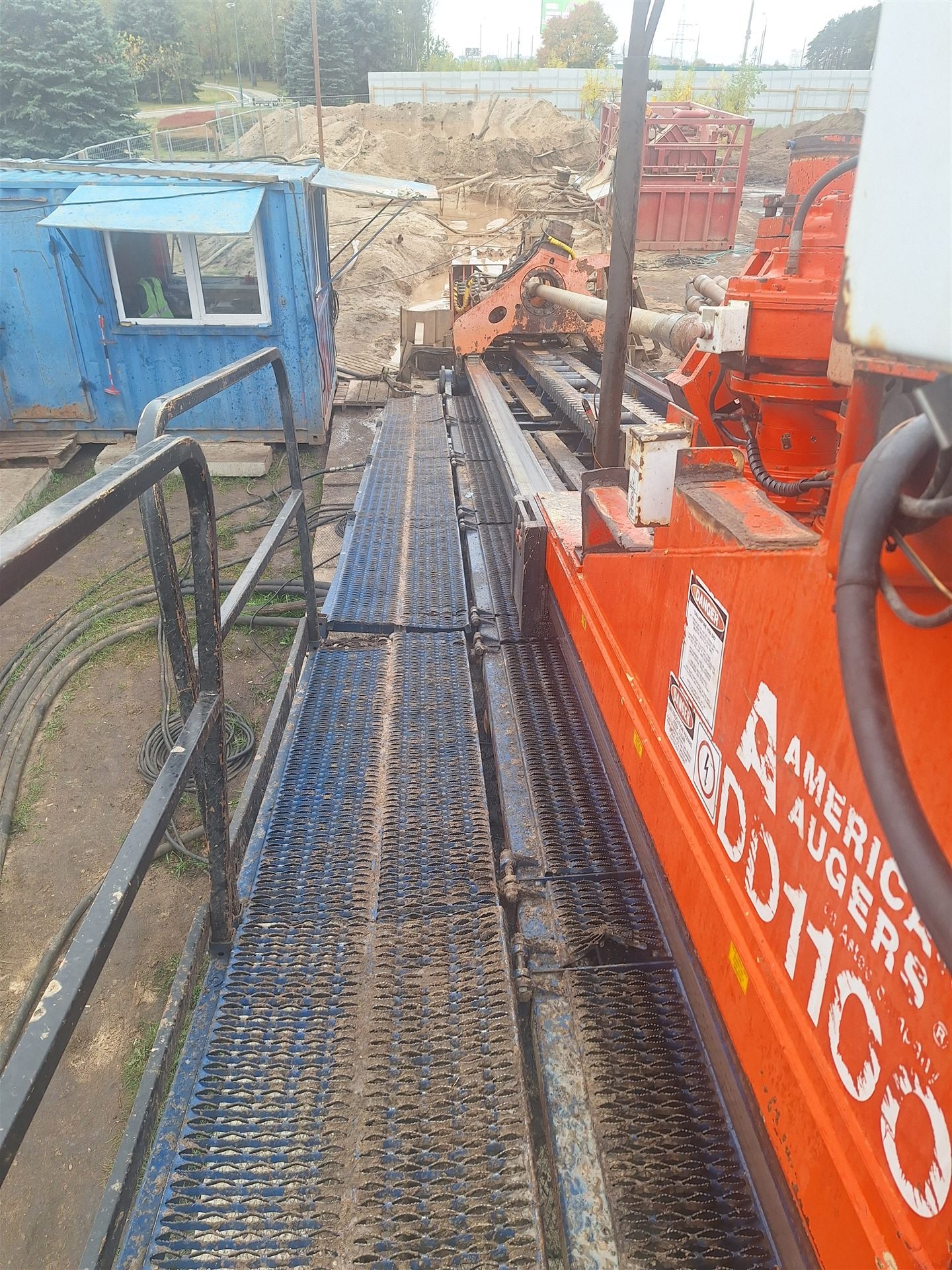 American Augers DD1100, каретка и логотип